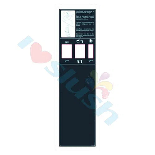 Sticker Control Panel 1 Bowl