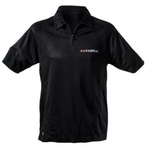 I Luv Coffee Black Mens Polo Shirts (M,L,XL)