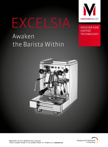 EXCELSIA Single Group Espresso Machine